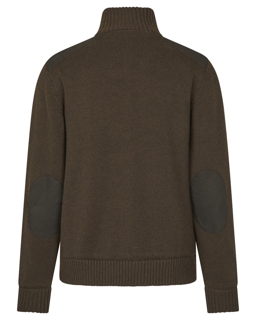 Dark Brown Coloured Seeland Haze Windbreaker Knit On A White Background