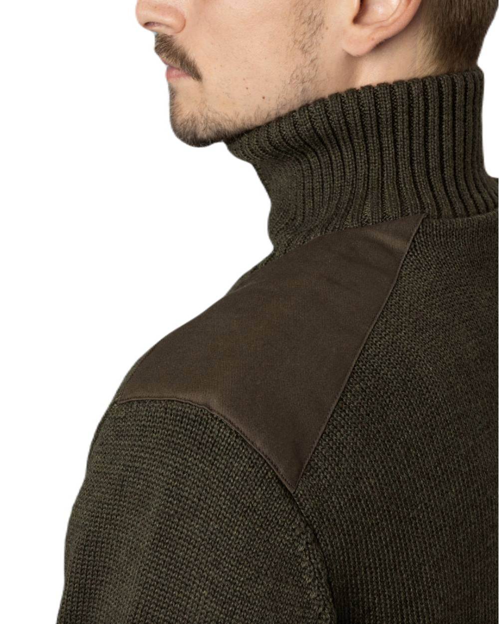 Grizzly Brown Coloured Seeland Haze Windbreaker Knit On A White Background