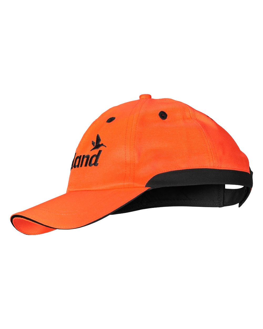 Hi-Vis Orange coloured Seeland Hi-Vis Cap on white background