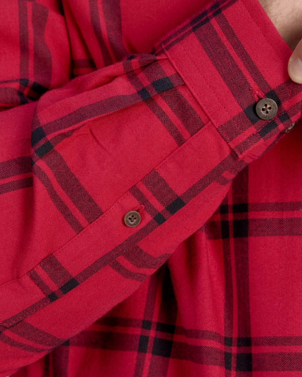 Pine Hunter Red Coloured Seeland Highseat Shirt on white background