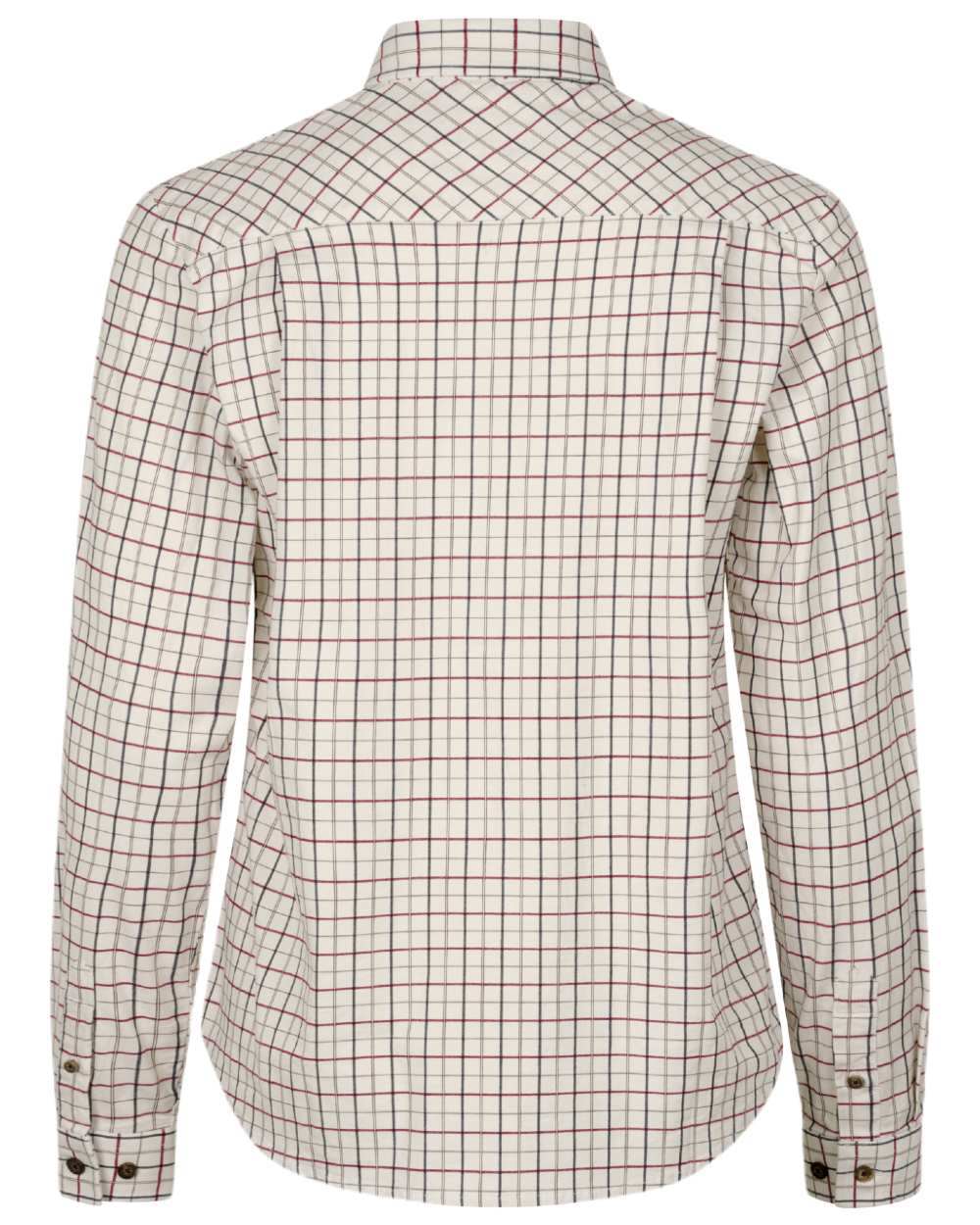 Cabernet Blue Check Coloured Seeland Kerry Shooting Shirt on white background