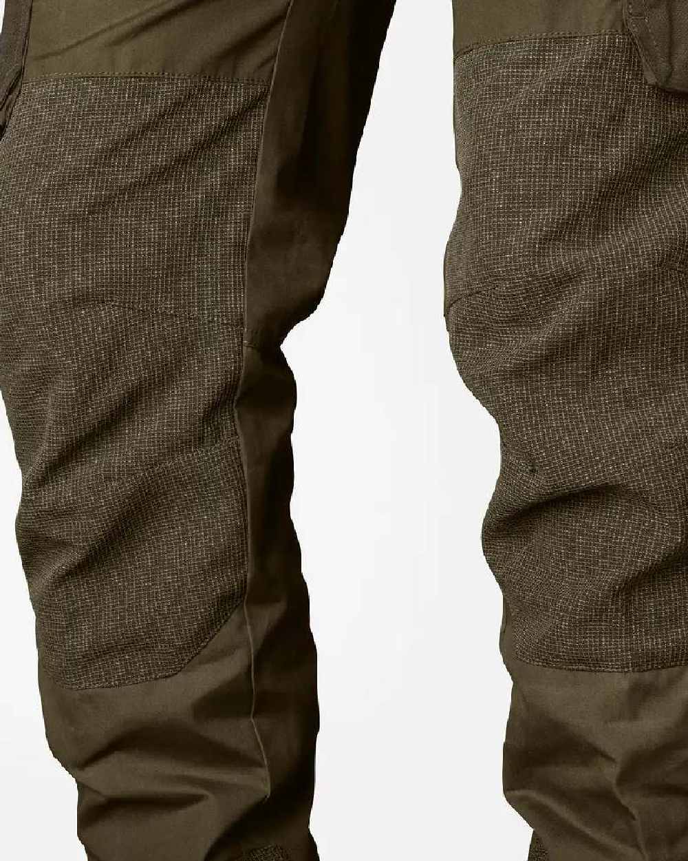 Pine Green Dark Brown Coloured Seeland Key-Point Elements Trousers on white background