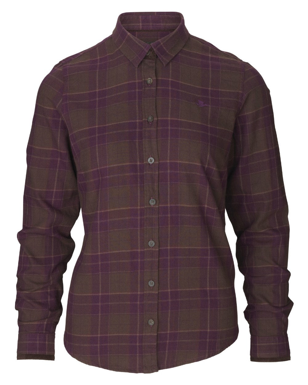 Java Check coloured Seeland Lady Range Shirt on white background