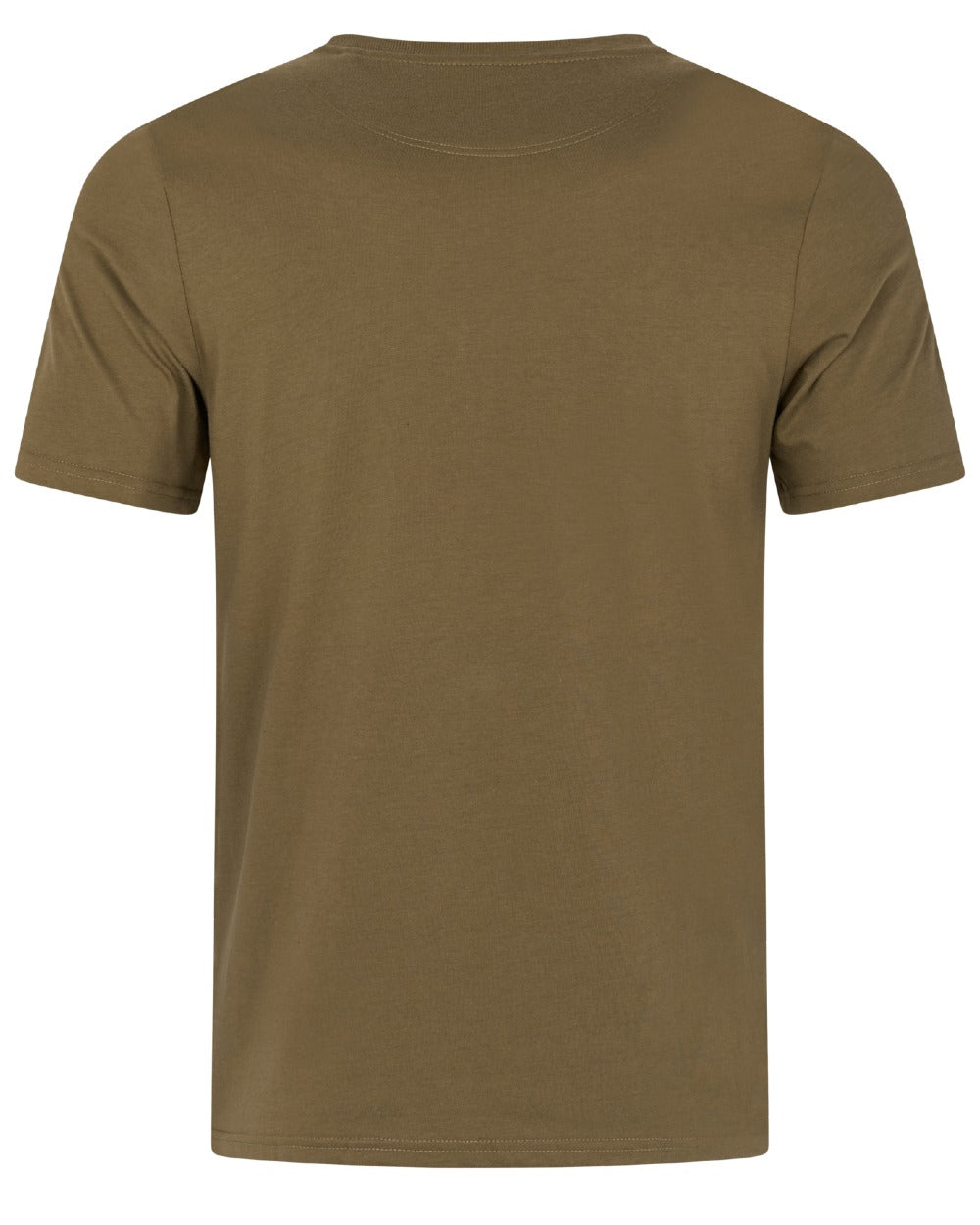 Pine Green Military Olive Grape Leaf Coloured Seeland Mens 3-Pack T-Shirt on white background
