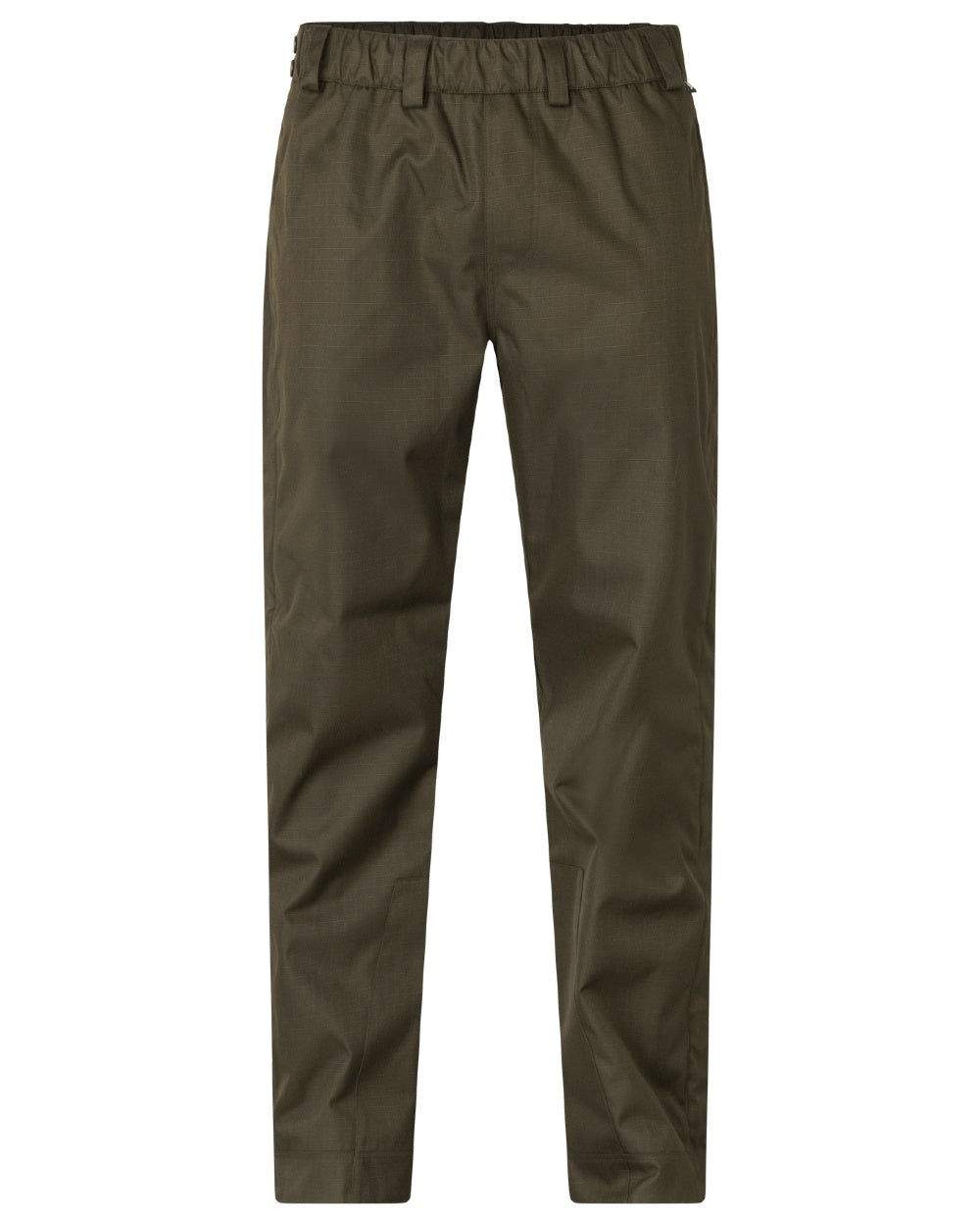 Shaded Olive coloured Seeland Mens Buckthorn Duro Overtrousers on white background