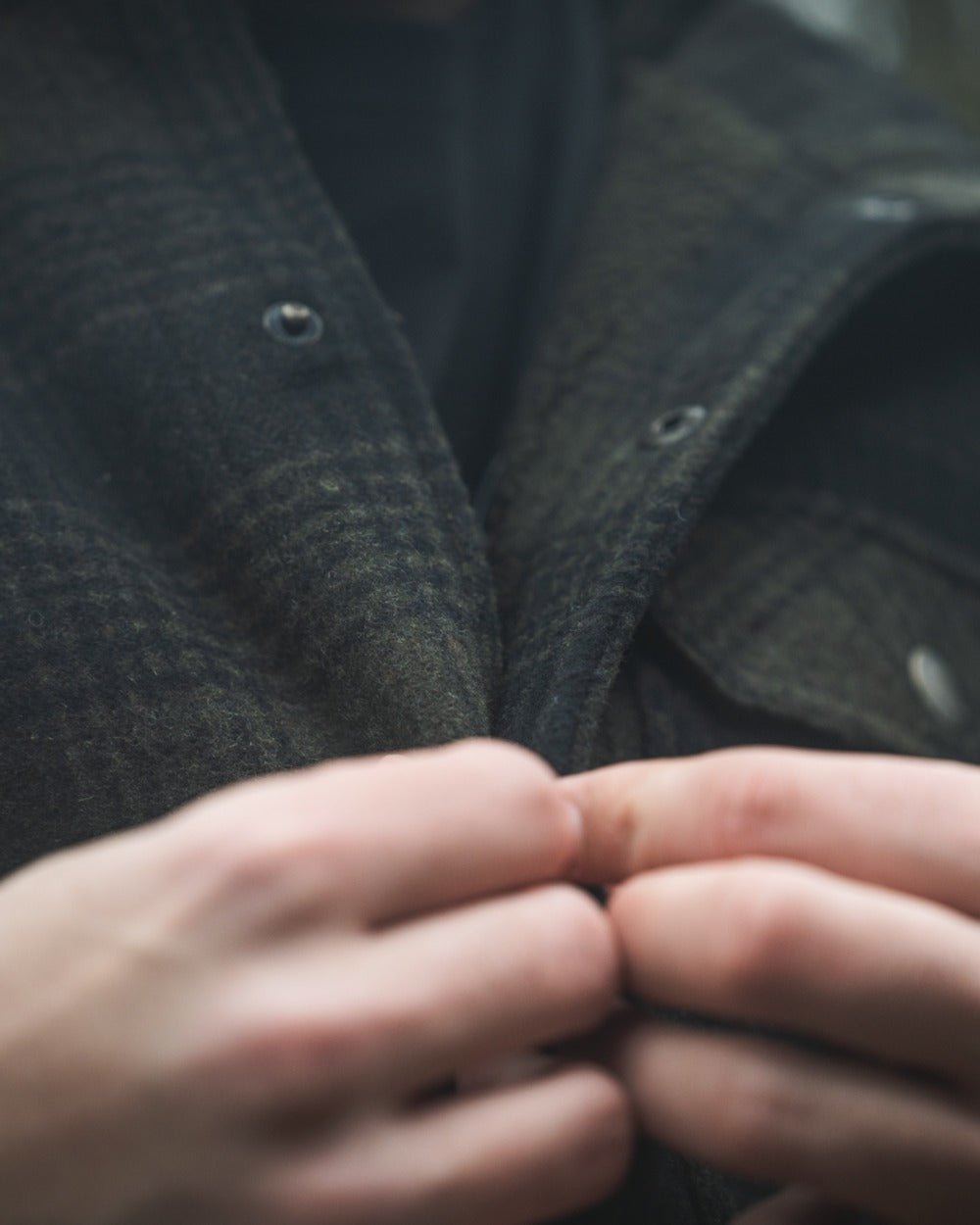 Pine Green Check Coloured Seeland Mens Canada Yukon Jacket on outdoor background