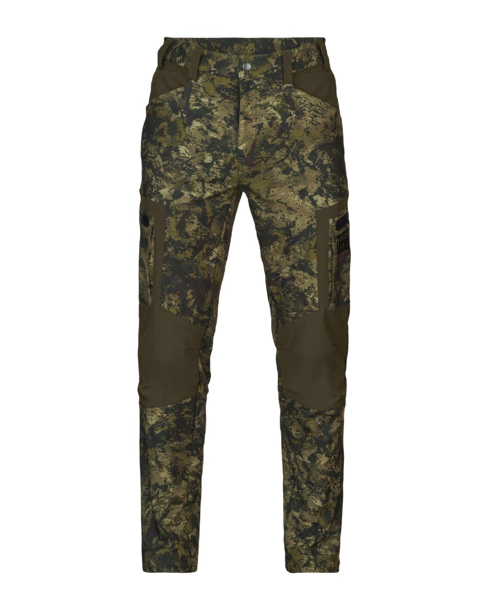 Invis MPC Green Coloured Seeland Mens Chaser Aero Camo Trousers on white background