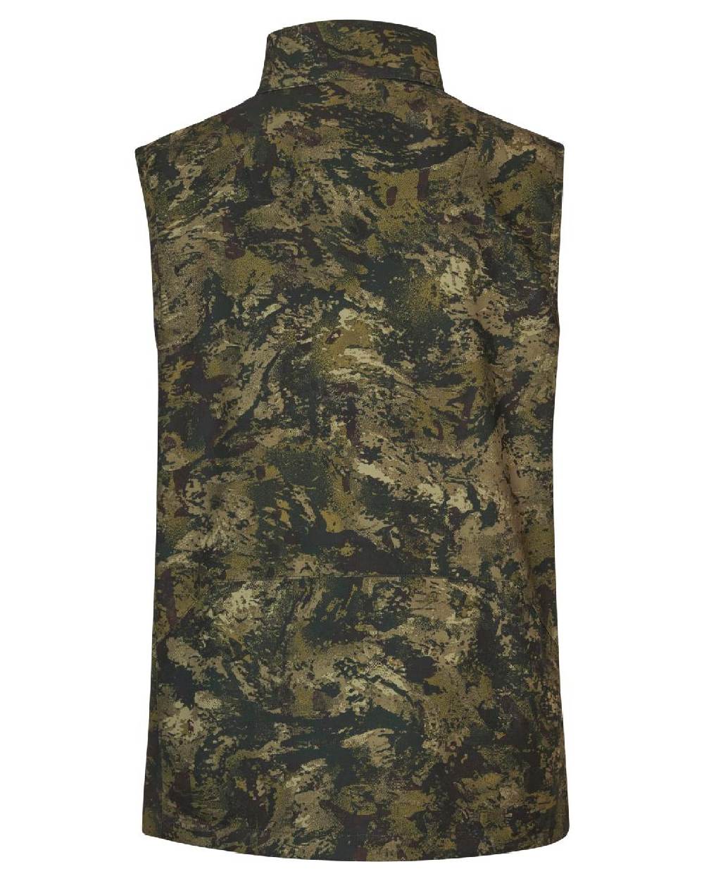 InVis MPC Green Coloured Seeland Mens Chaser Aero Camo Waistcoat on white background