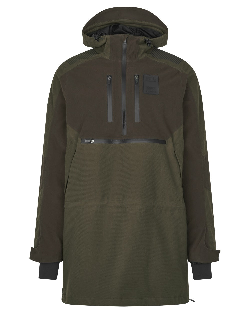 Pine Green coloured Seeland Mens Chaser BGH Smock on white background