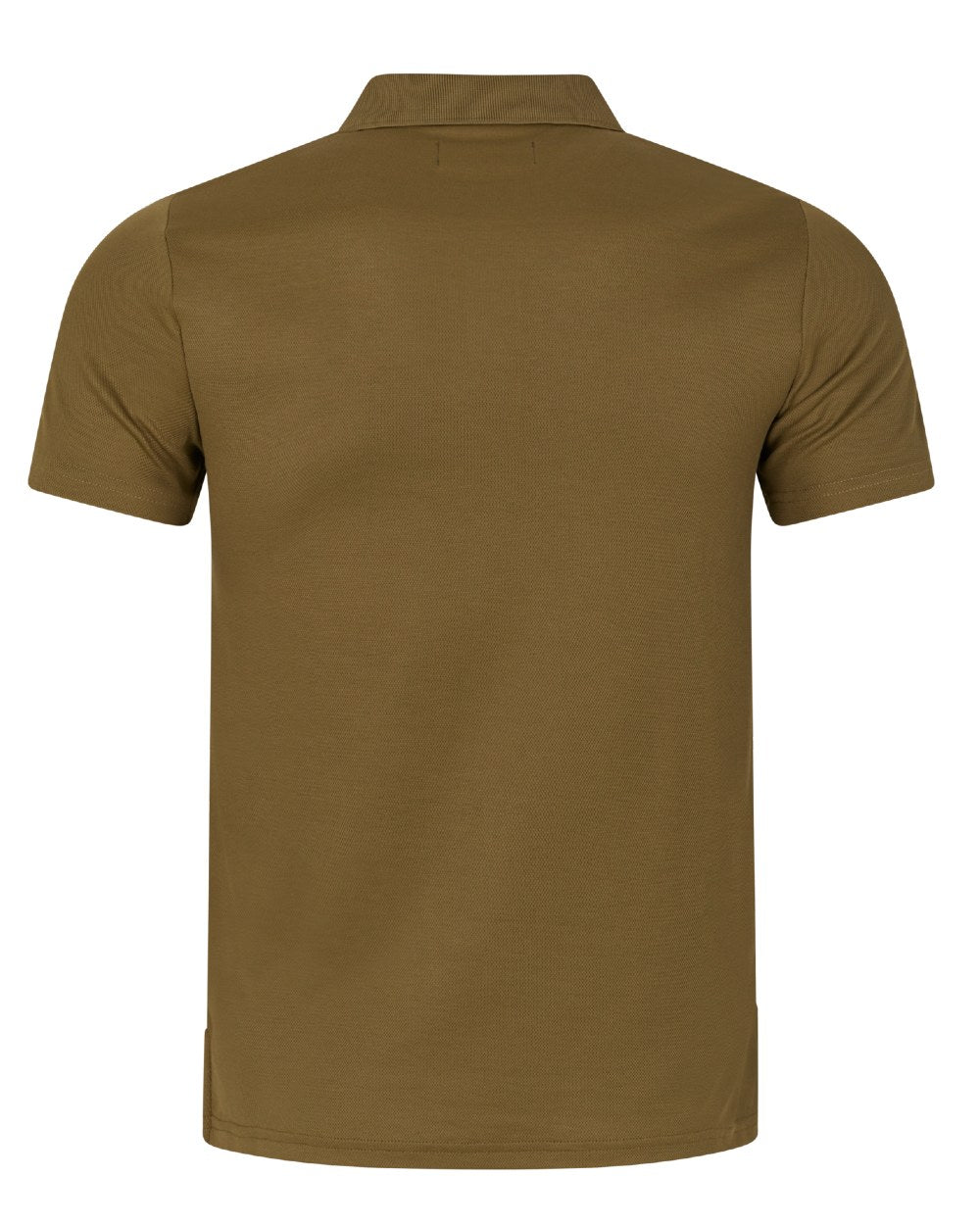 Military Olive Coloured Seeland Mens Pembroke Polo Shirt on white background