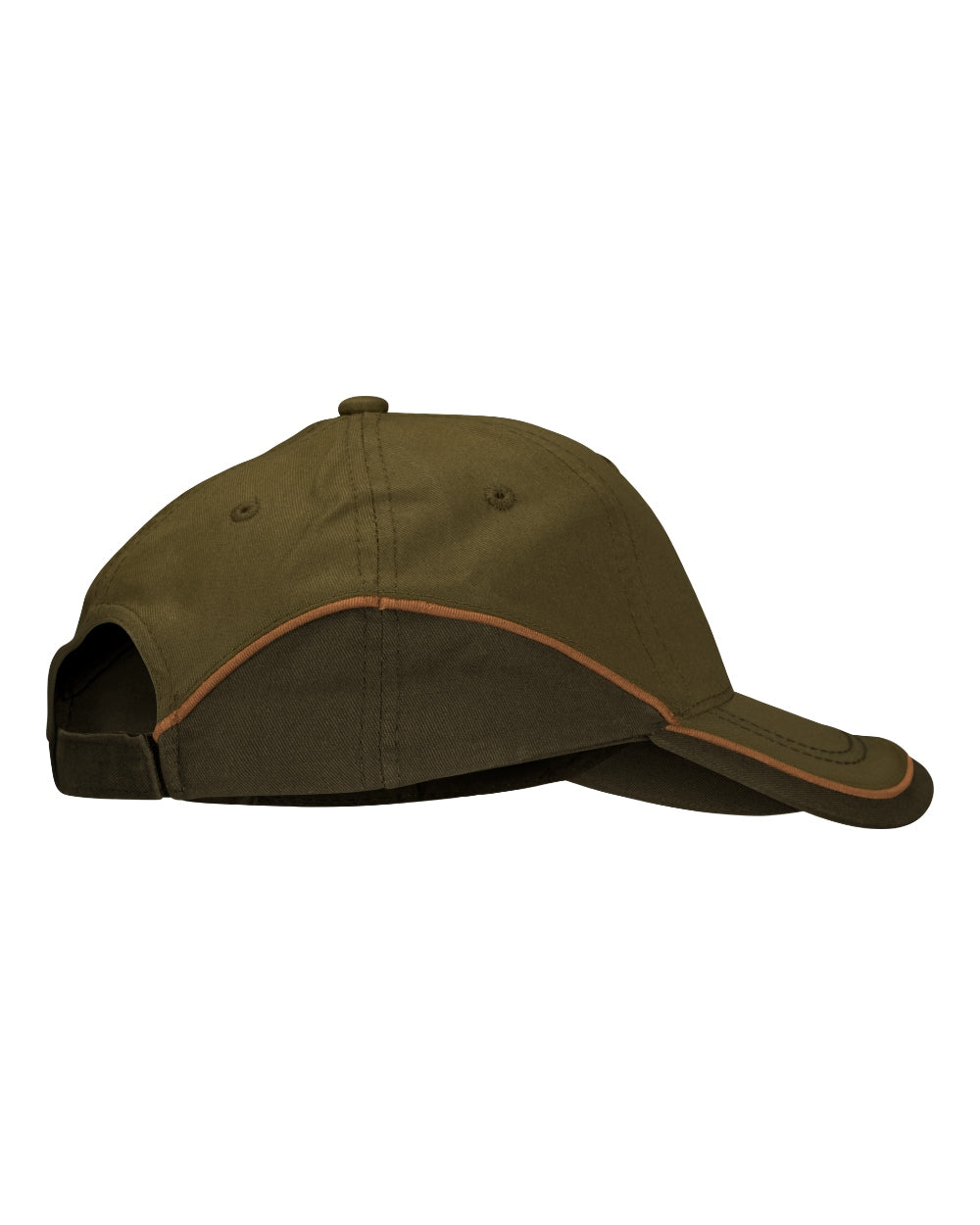Duffel Green Coloured Seeland Mens Skeet Cap on White background