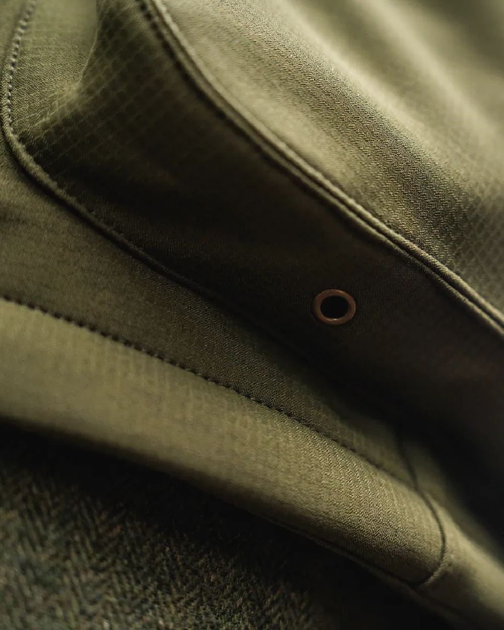 Light Pine Coloured Seeland Mens Wenlock Waistcoat on outdoor background