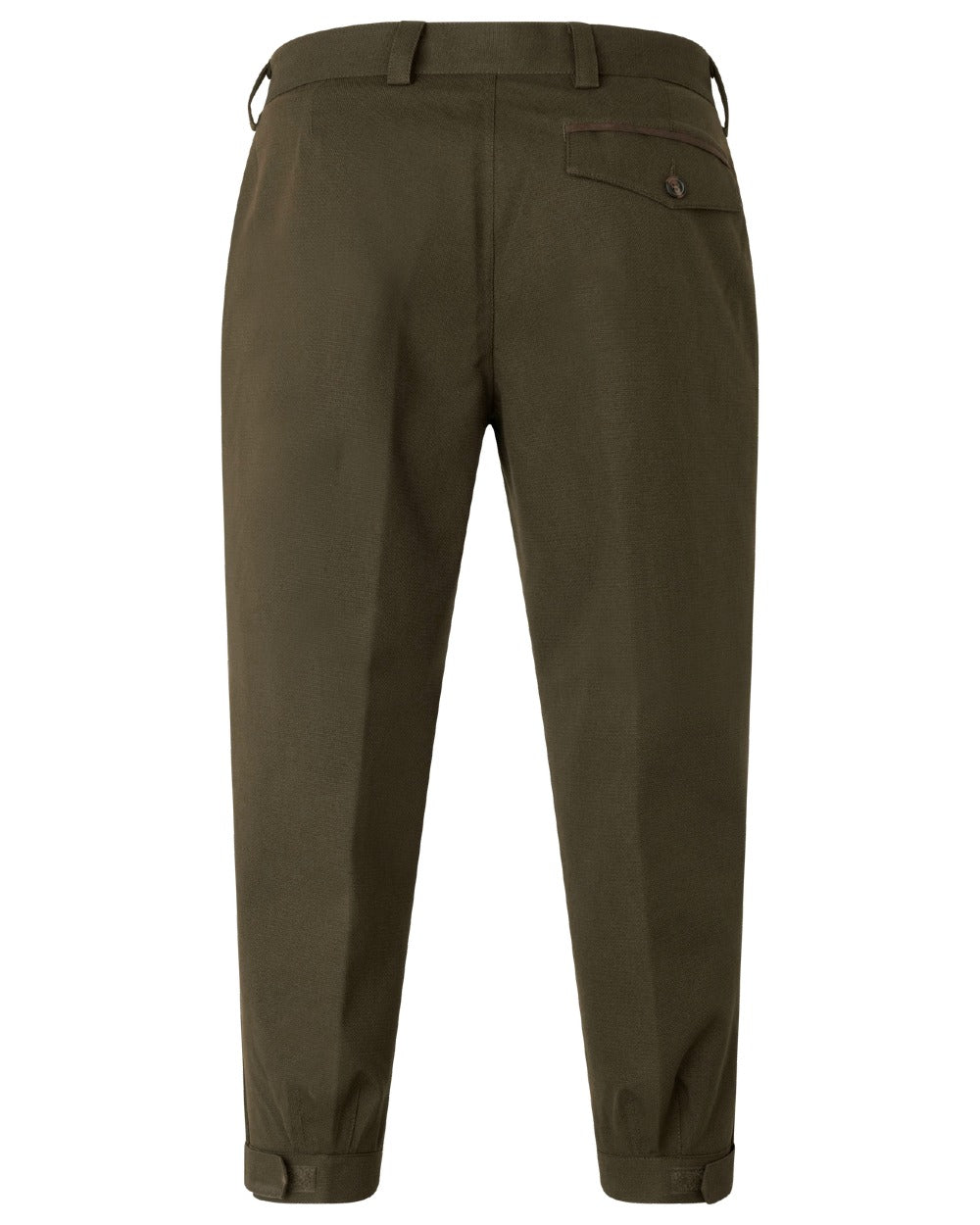 Shaded Olive coloured Seeland Mens Woodcock Royale Breeks on white background