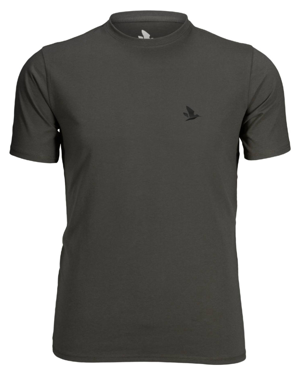 Raven Pine Green Coloured Seeland Outdoor 2-Pack T-Shirt on white background