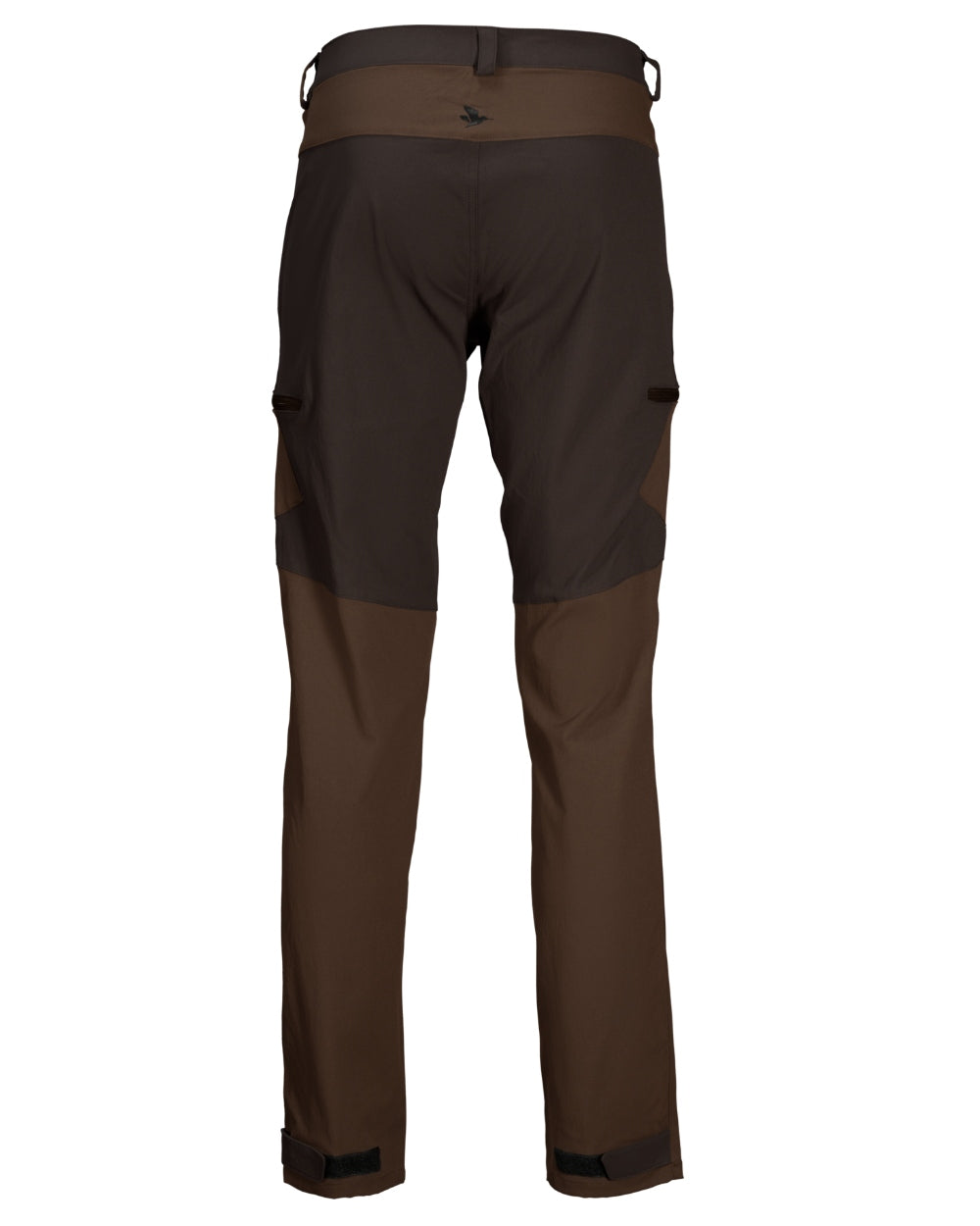 Pinecone Dark Brown Coloured Seeland Outdoor Stretch Trousers on White background