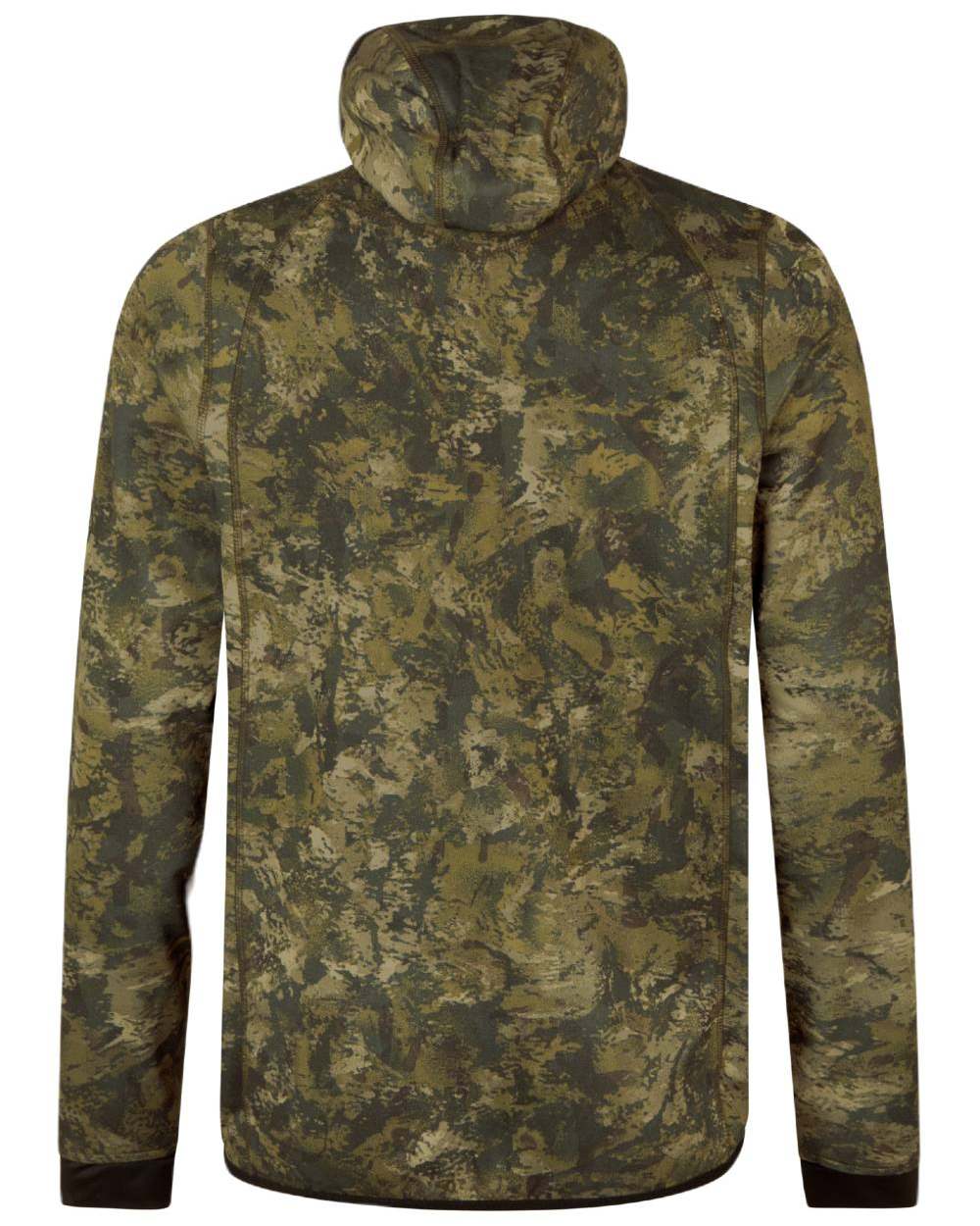 InVis Green Coloured Seeland Power Camo Fleece Jacket on white background