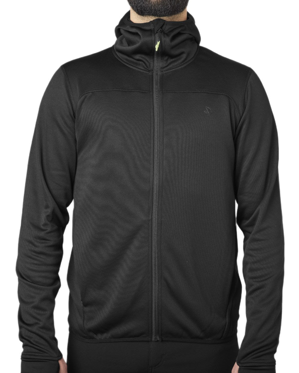 Meteorite coloured Seeland Power Fleece on white background