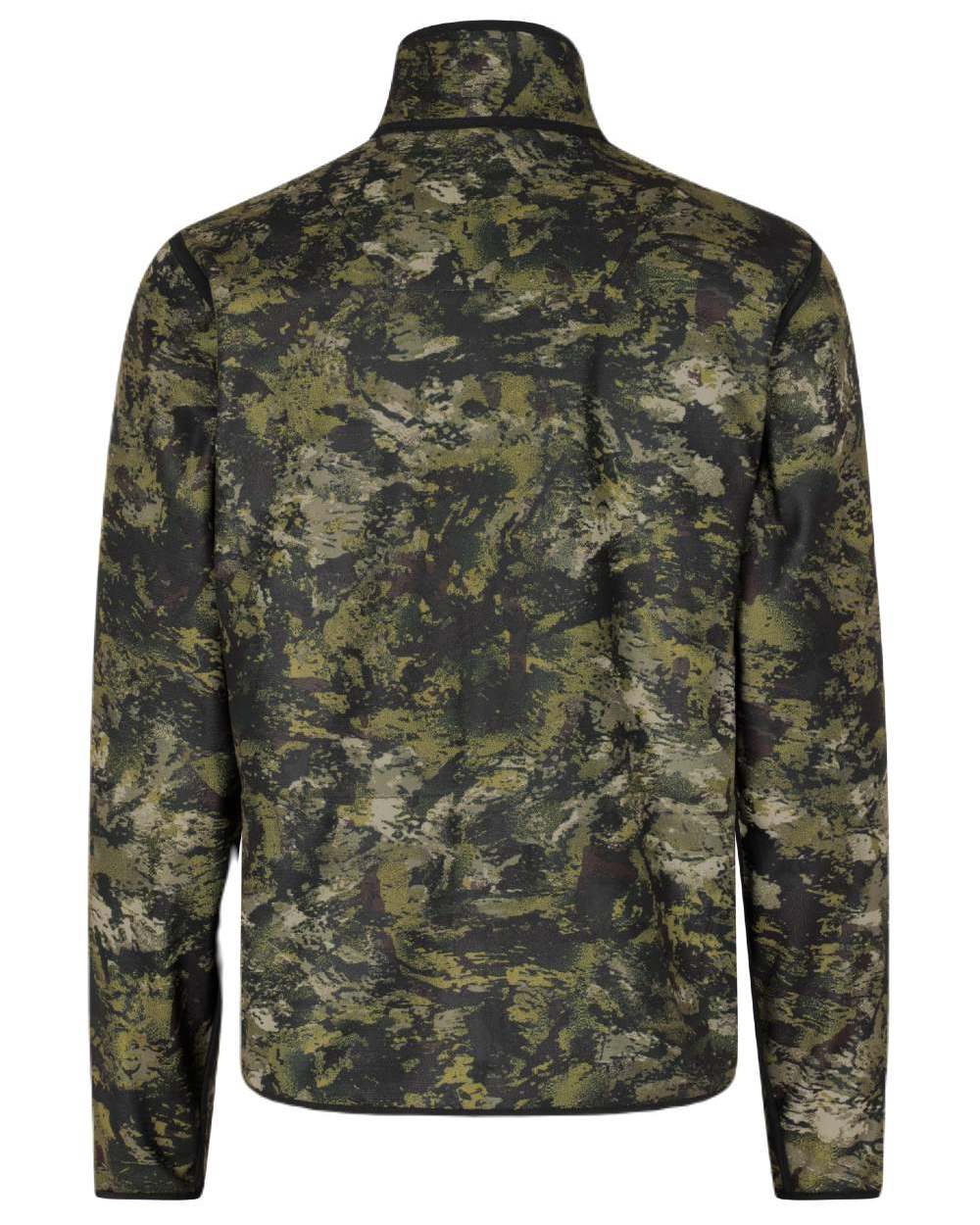 Light Pine InVis Green Coloured Seeland Rogue Reversible Fleece Jacket on white background