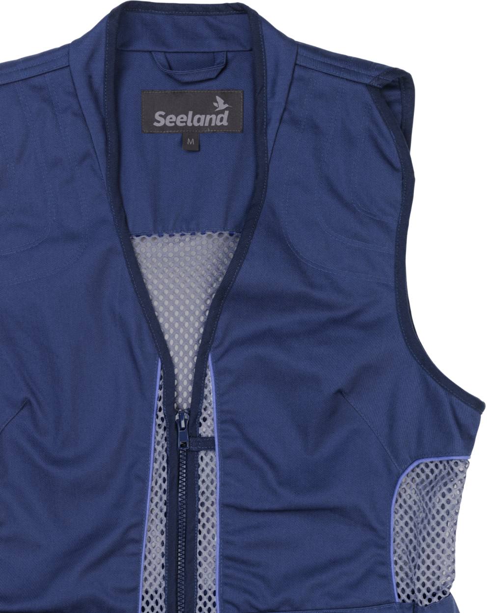Patriot Blue Coloured Seeland Skeet II Lady Waistcoat on White background