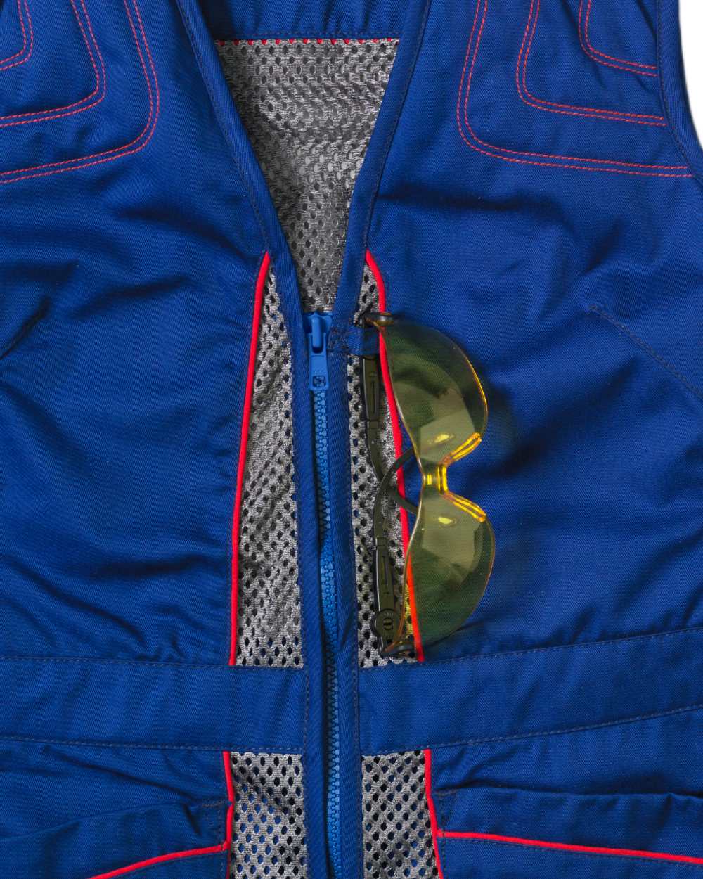 Sodalite Blue Coloured Seeland Skeet II Lady Waistcoat on White background