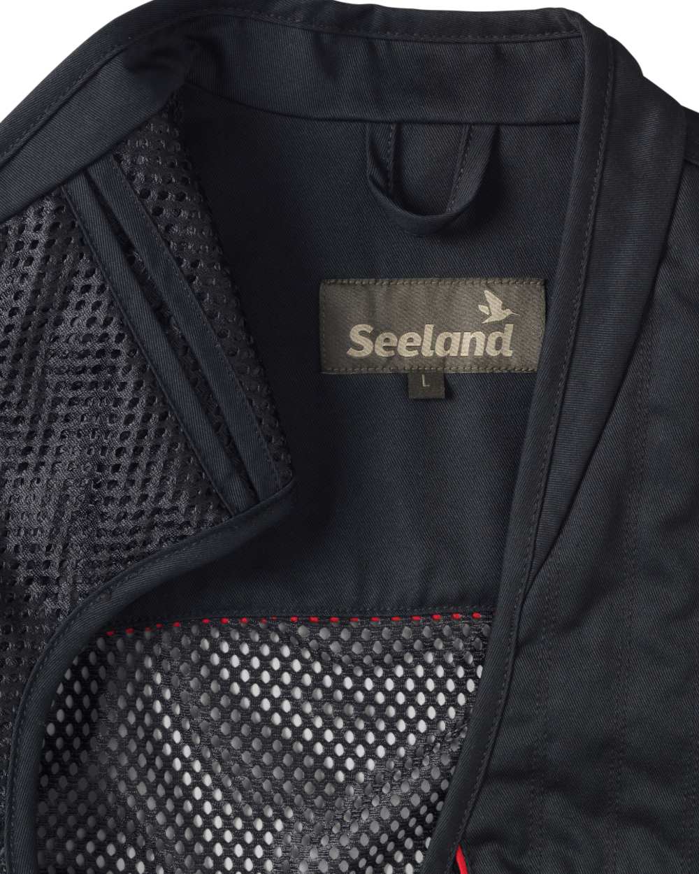 Black coloured Seeland Skeet II Waistcoat on white background
