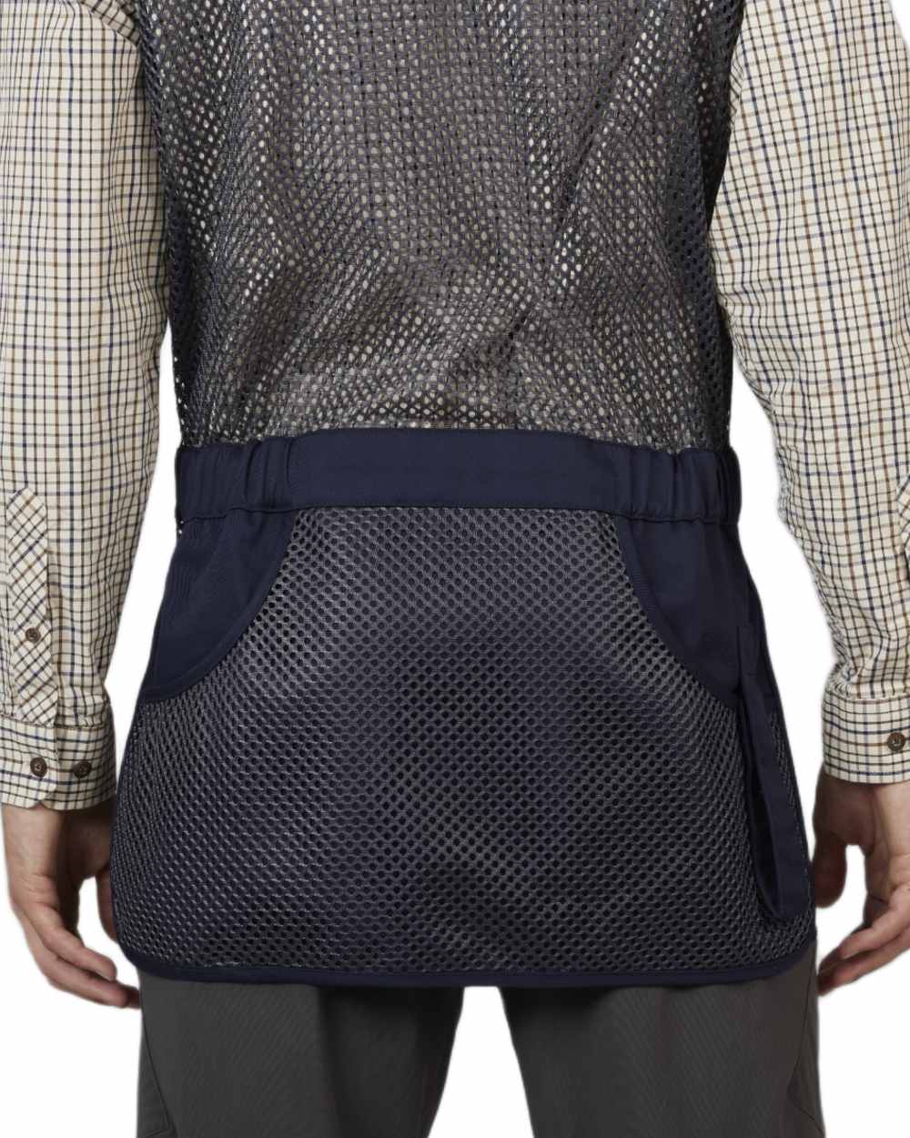 Classic Blue coloured Seeland Skeet II Waistcoat on white background