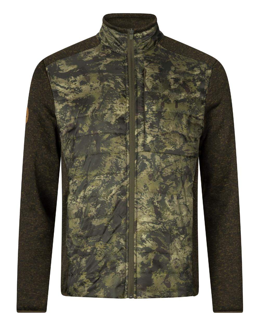 Camo Coloured Seeland Theo Hybrid Jacket on white background