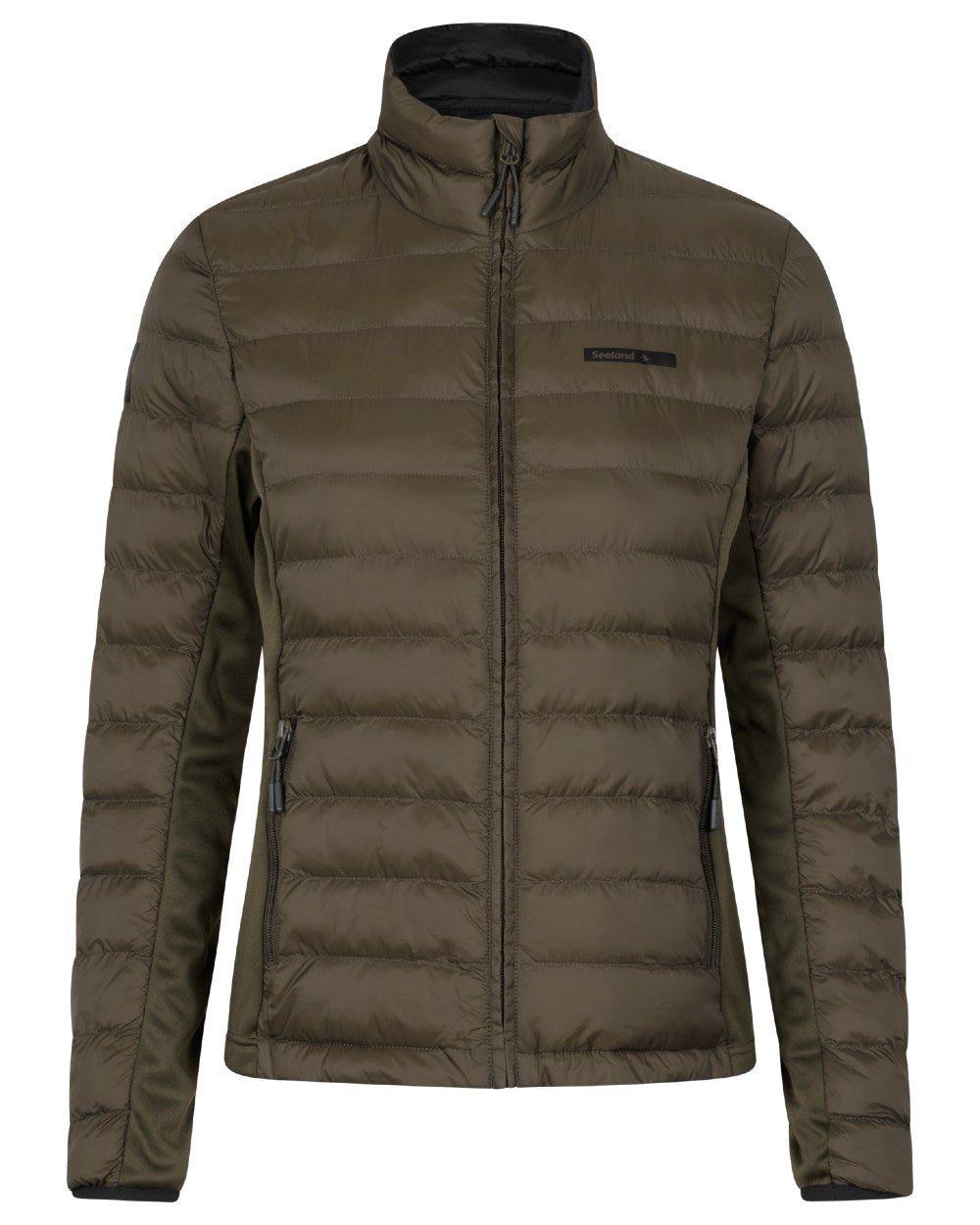 Pine Green Coloured Seeland Therma Jacket on white background