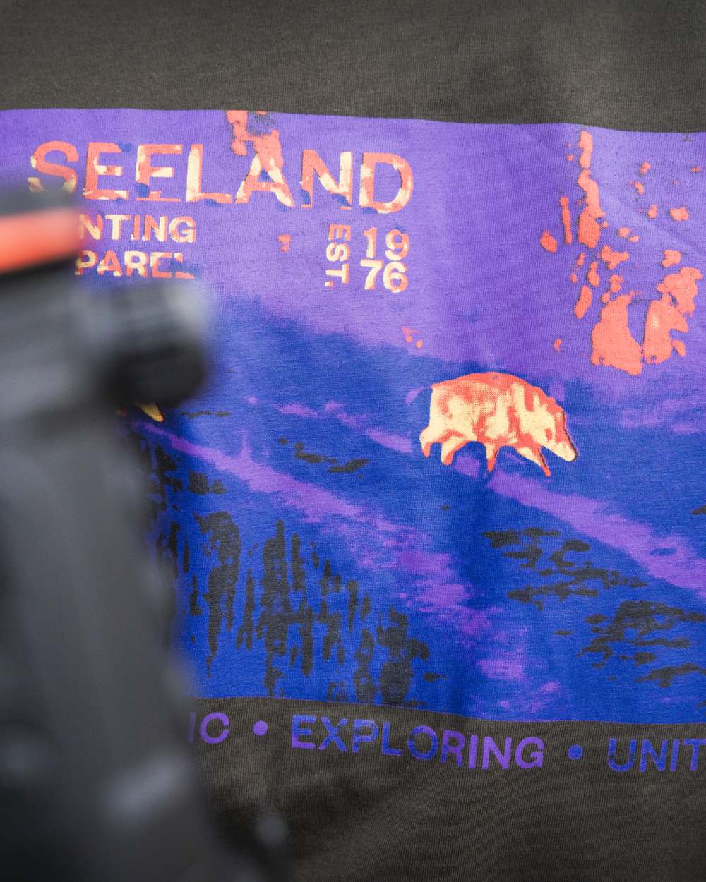 Pine Green Coloured Seeland Thermal T-Shirt on indoor background