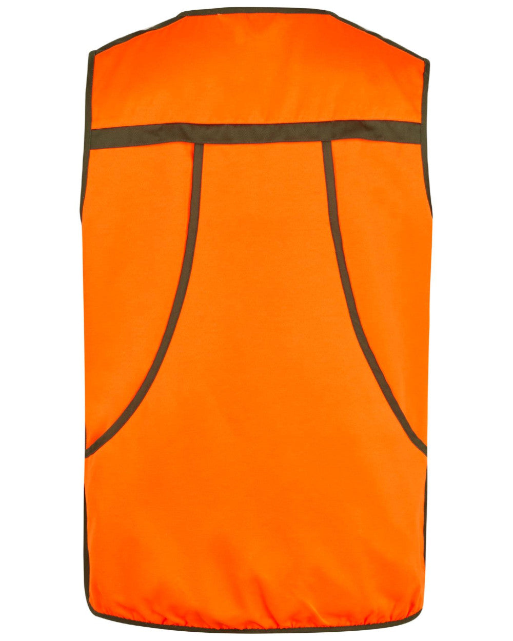 Hi-Vis Orange Coloured Seeland Travo Waistcoat on white background