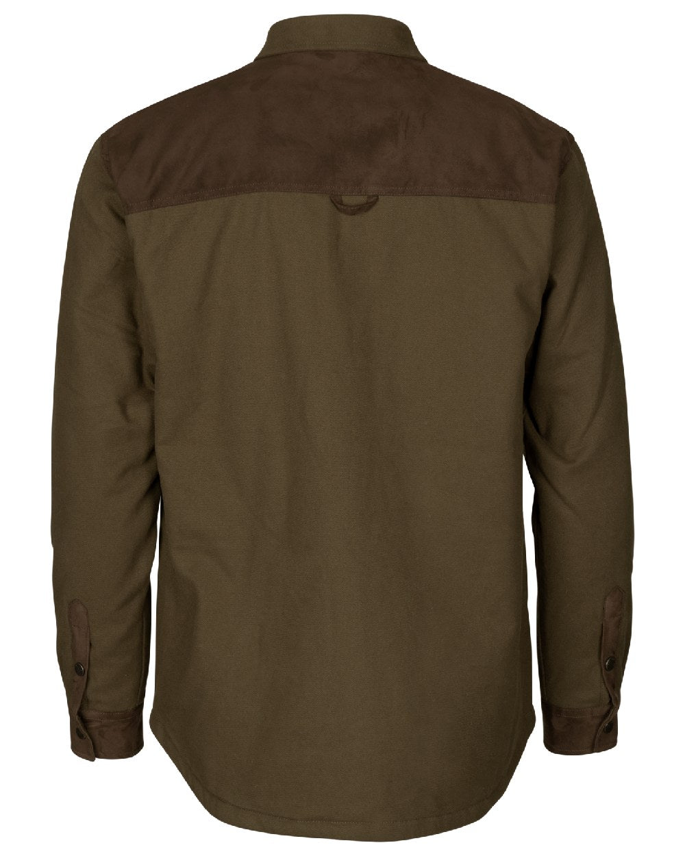 Pine Green coloured Seeland Vancouver Shirt on white background