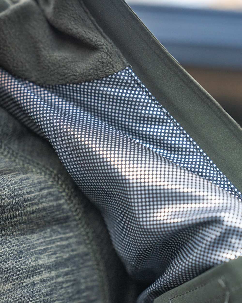 Pine Green Coloured Seeland Womens Celsius Aia Heat Jacket on outdoor background