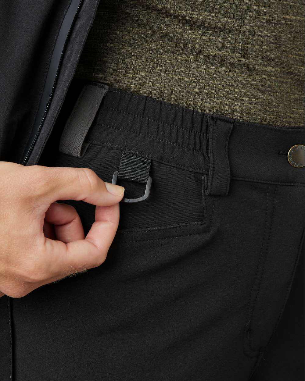 Meteorite Coloured Seeland Womens Dog Active Trousers on white background