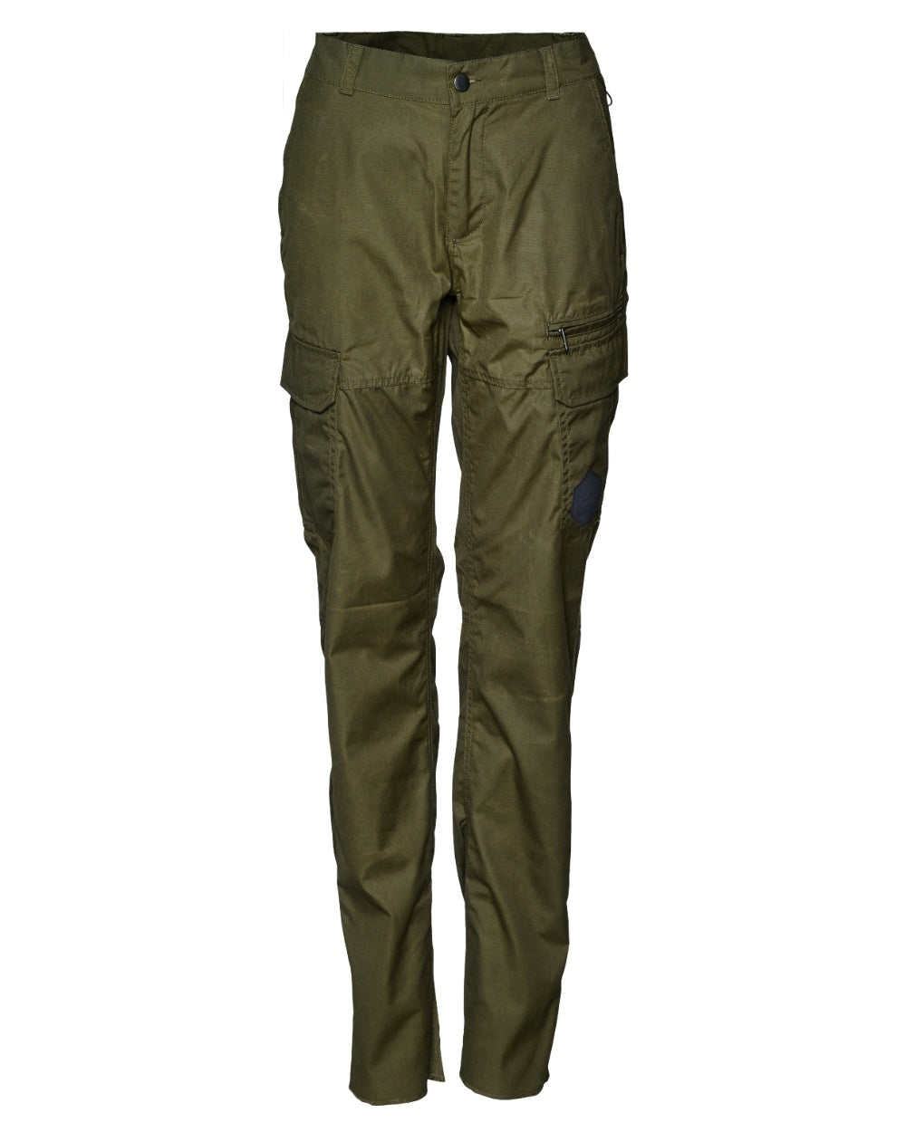Pine Green Coloured Seeland Womens Key-Point Trousers on white background