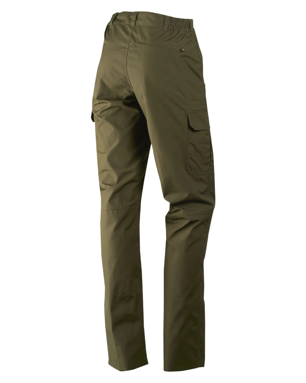 Pine Green Coloured Seeland Womens Key-Point Trousers on white background