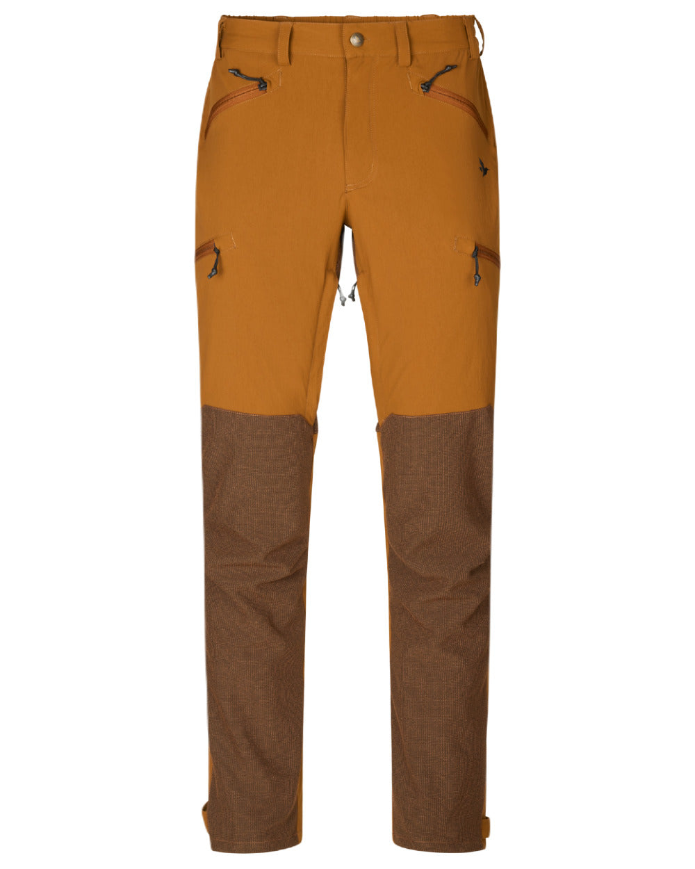 Burnt Clay coloured Seeland Womens Larch Membrane Trousers on White background