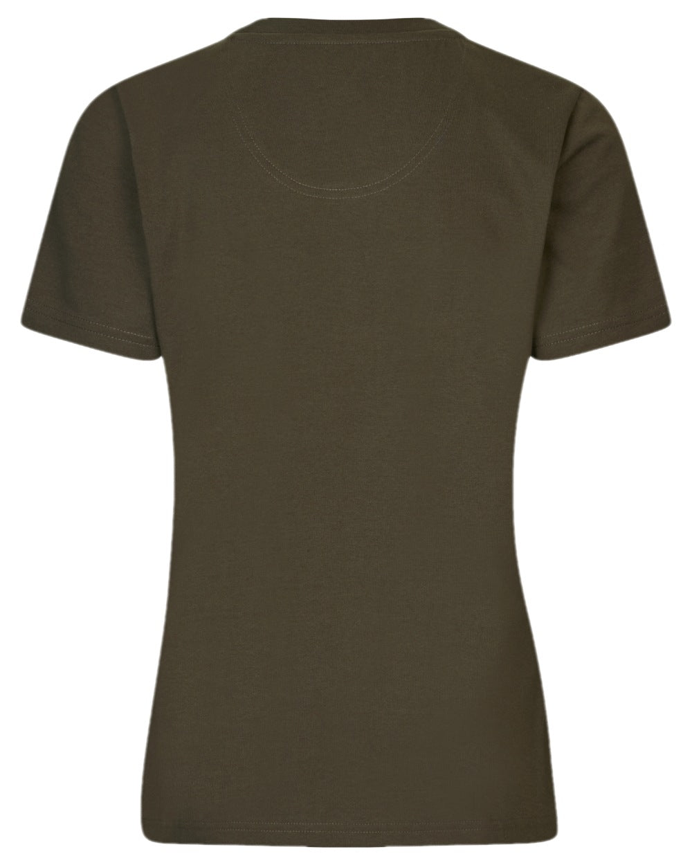 Pine Green Coloured Seeland Womens Sadie T-Shirt on white background