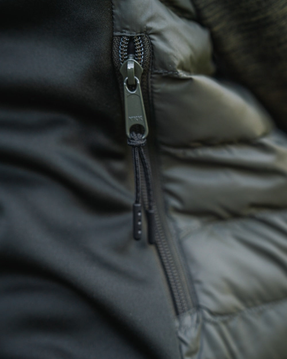 Light Pine Coloured Seeland Womens Therma Waistcoat on forest background