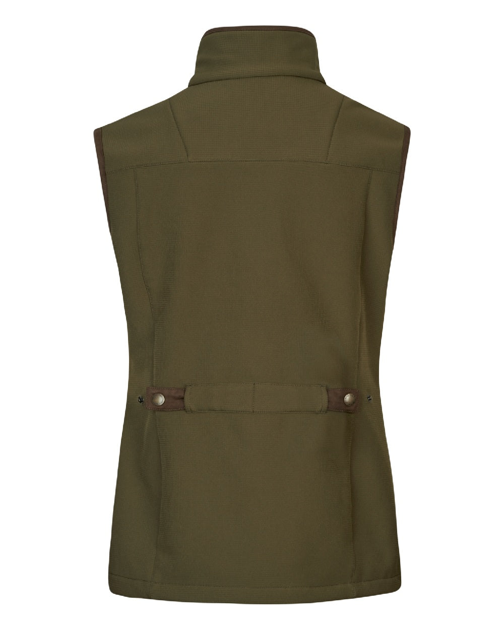 Light Pine Coloured Seeland Womens Wenlock Faye Waistcoat on White background