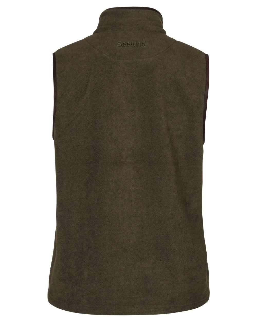 Pine Green Melange coloured Seeland Woodcock Earl Waistcoat on white background
