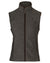 Dark Grey Melange coloured Seeland Womens Woodcock Ivy Fleece Waistcoat on white background #colour_dark-grey-melange