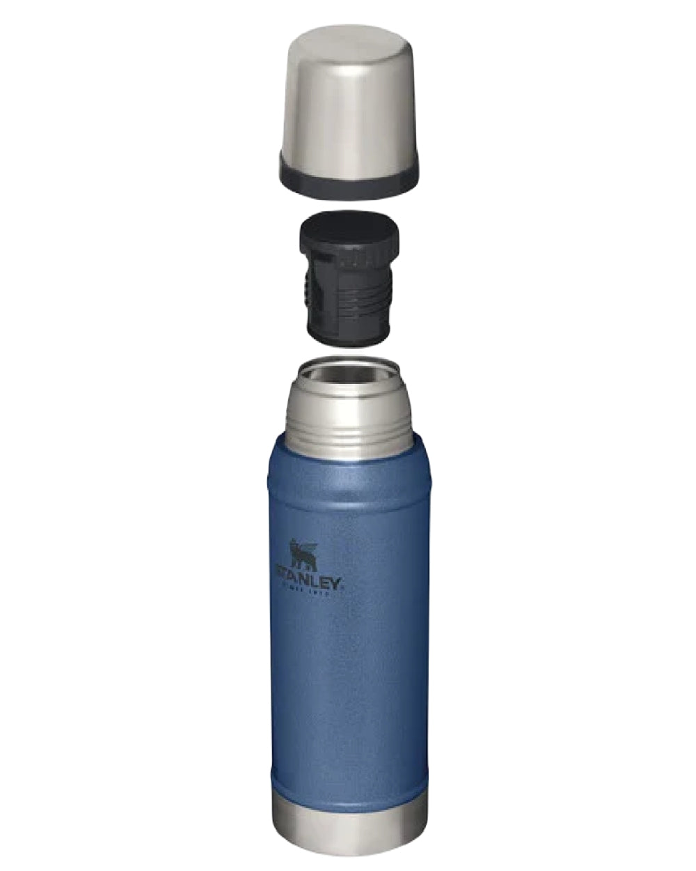 Hammertone Lake coloured Stanley Classic Legendary Bottle 0.75L on white background