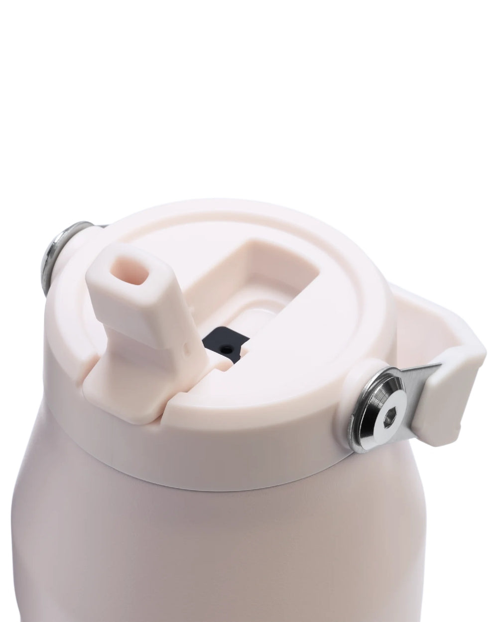 Rose Quartz coloured The IceFlow Bottle Flip Straw 2 1.06L on white background