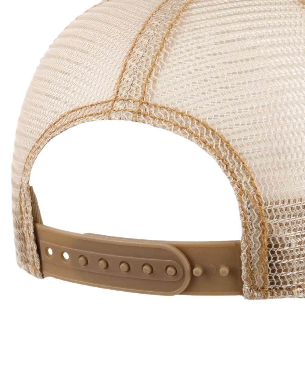 Brown Coloured Stetson American Heritage Horse Trucker Cap on white background