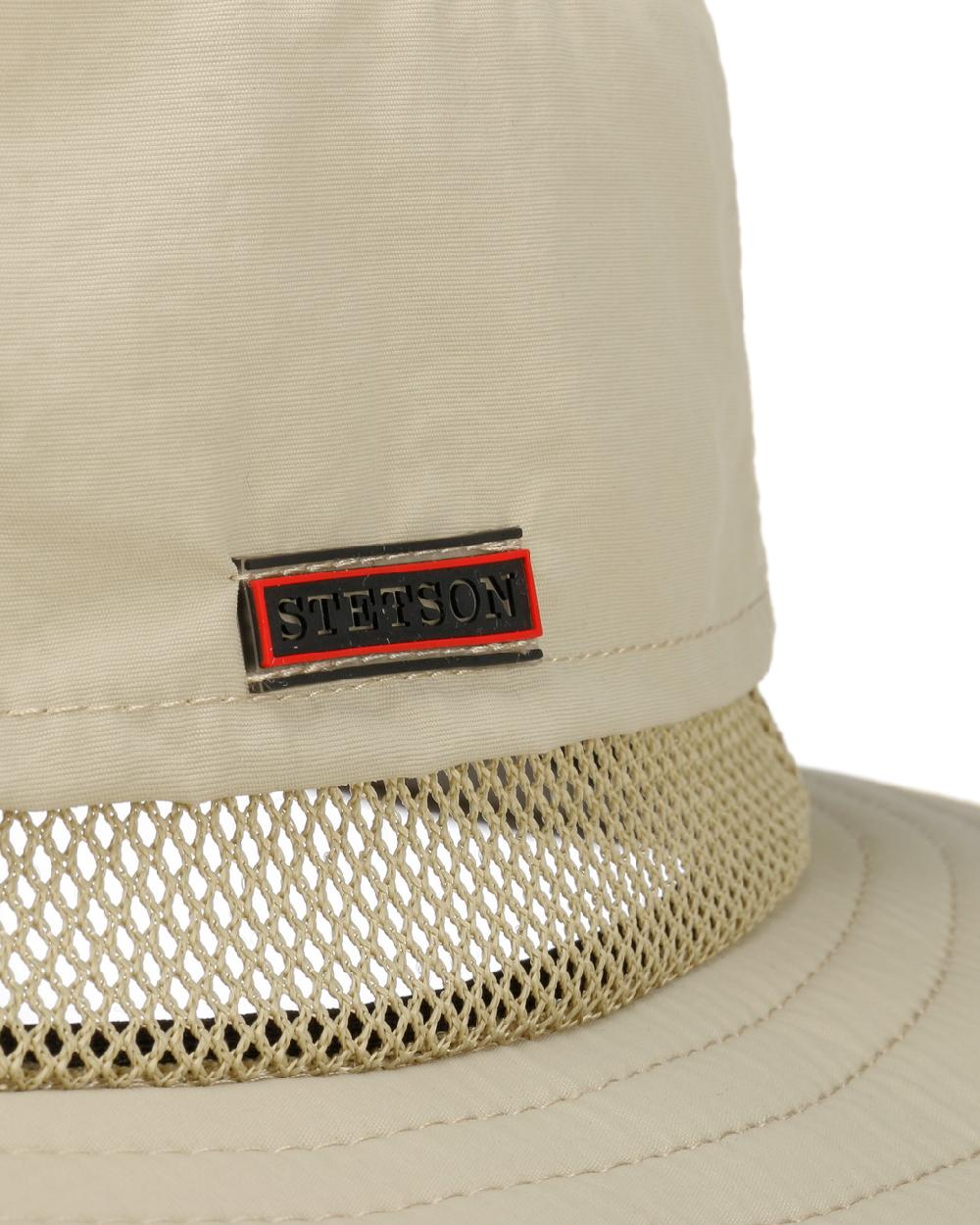 Oatmeal Coloured Stetson Coralville Traveller Outdoor Hat on white background