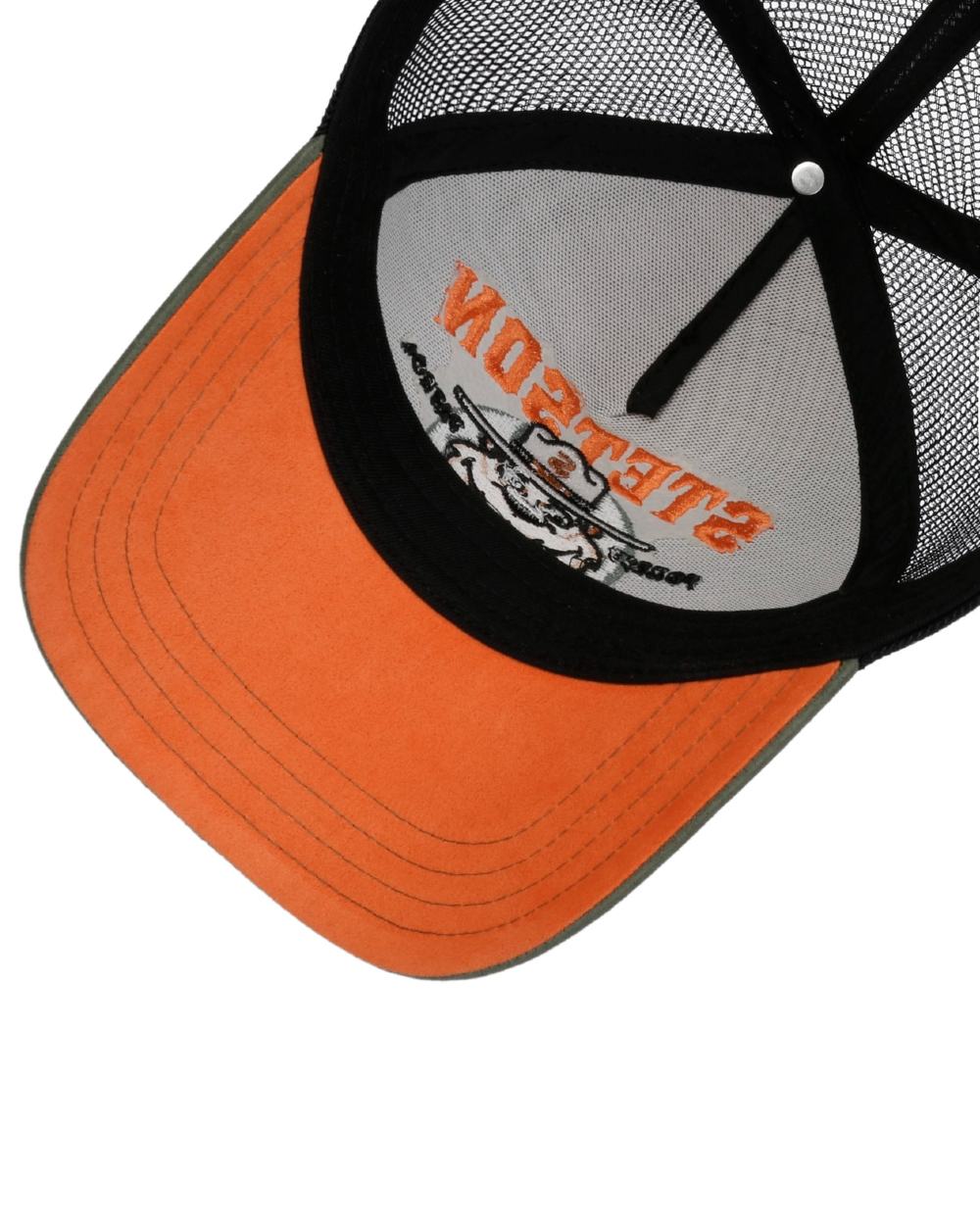 Forest Patrol coloured Stetson Forest Patrol Trucker Cap on white background
