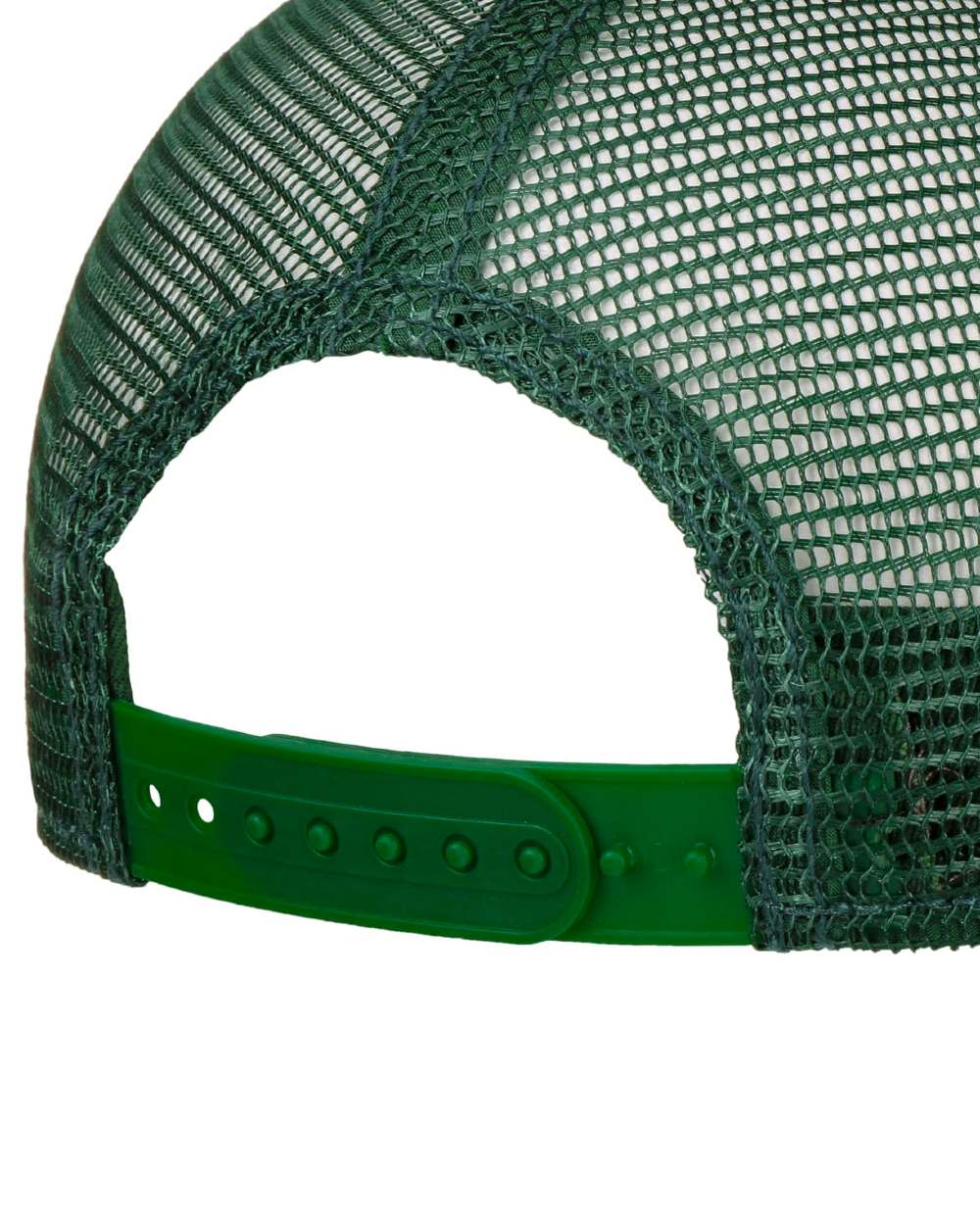 Green coloured Stetson Great Plains Trucker Cap on white background