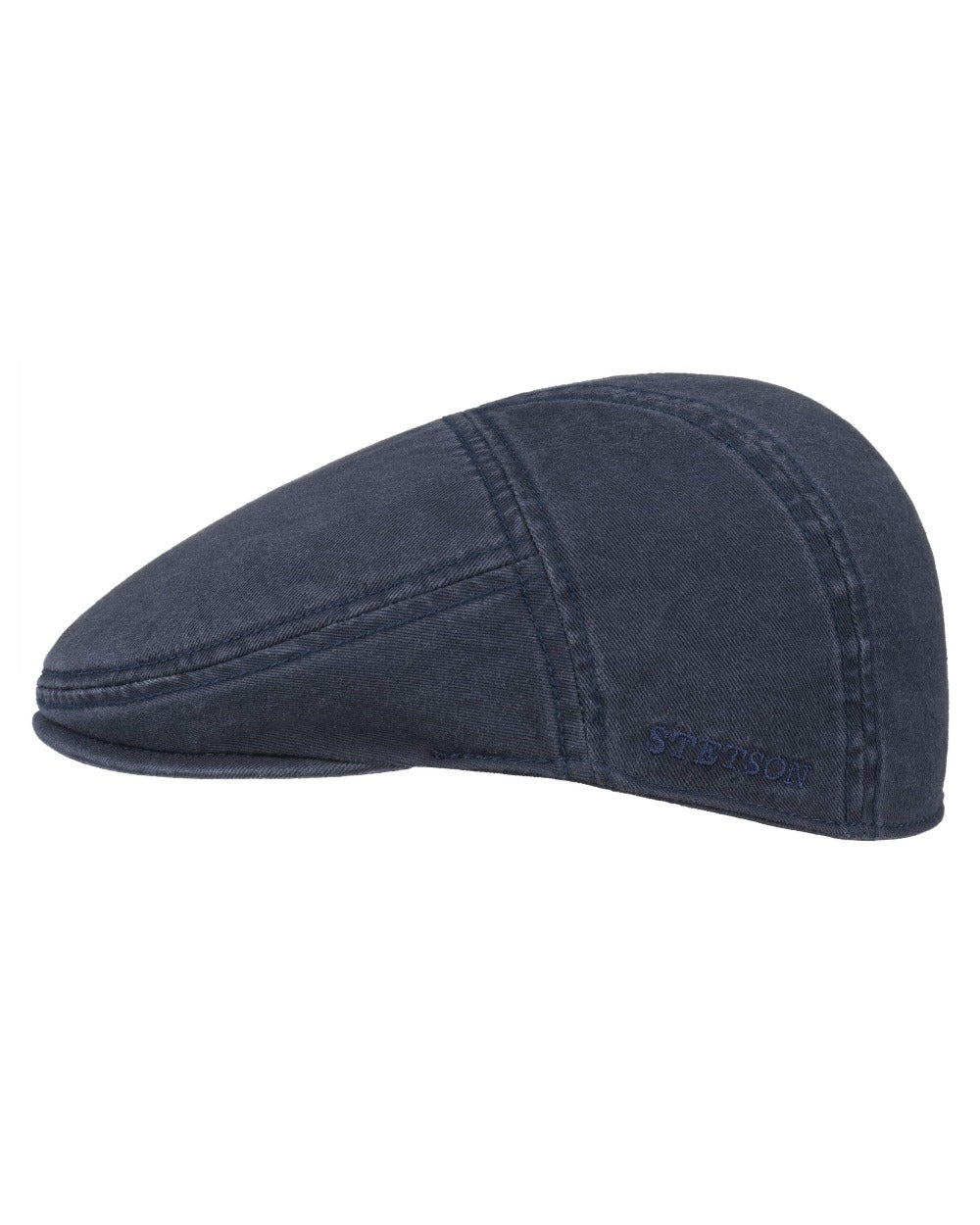 Navy coloured Stetson Ivy Cotton Cap on white background
