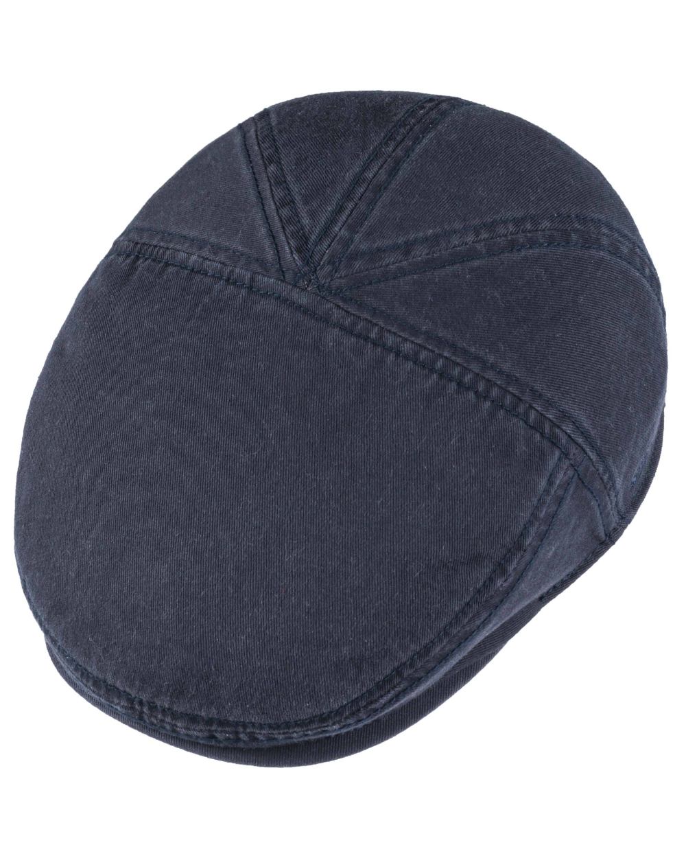 Navy coloured Stetson Ivy Cotton Cap on white background