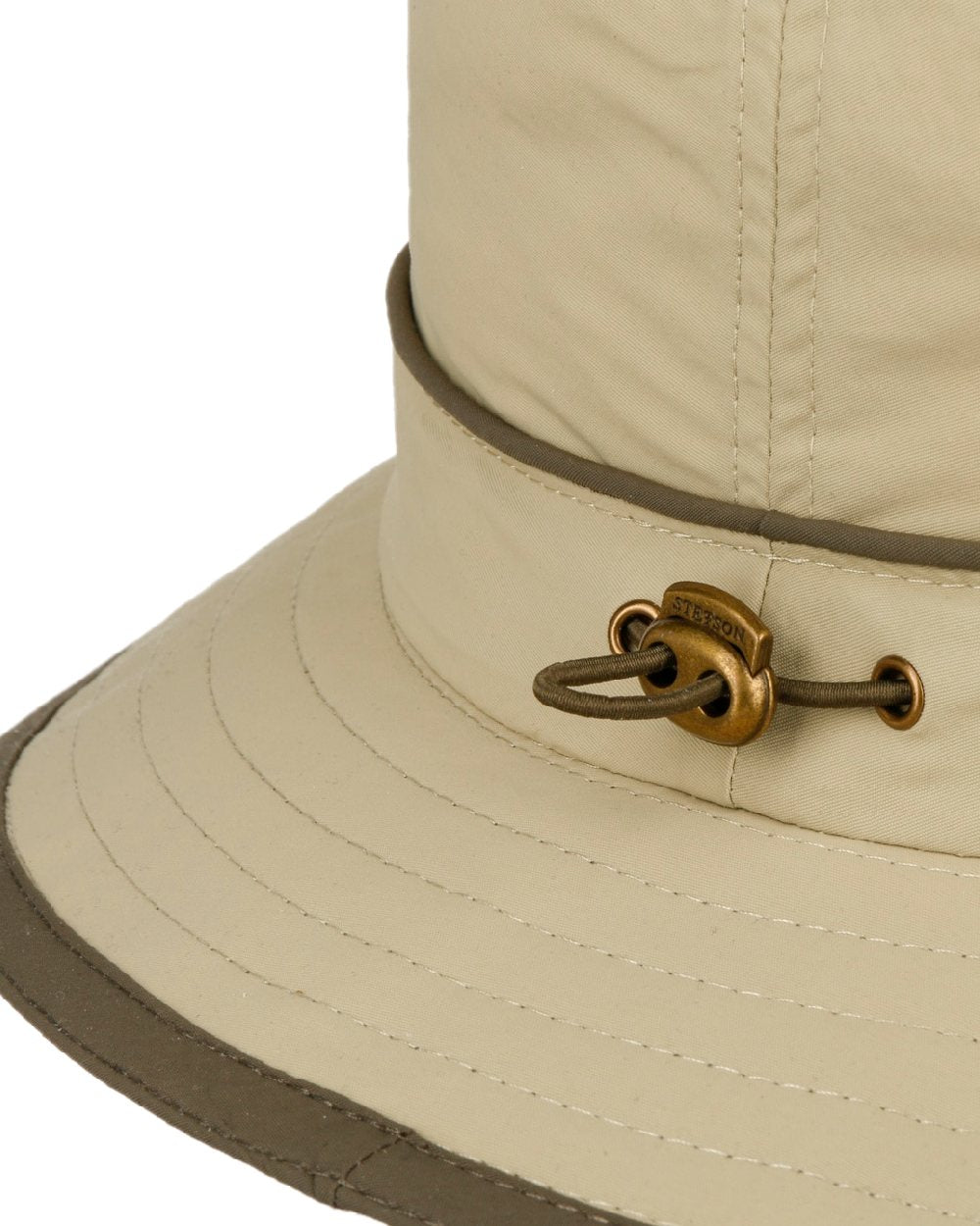 Beige Coloured Stetson Kettering Outdoor Hat on white background